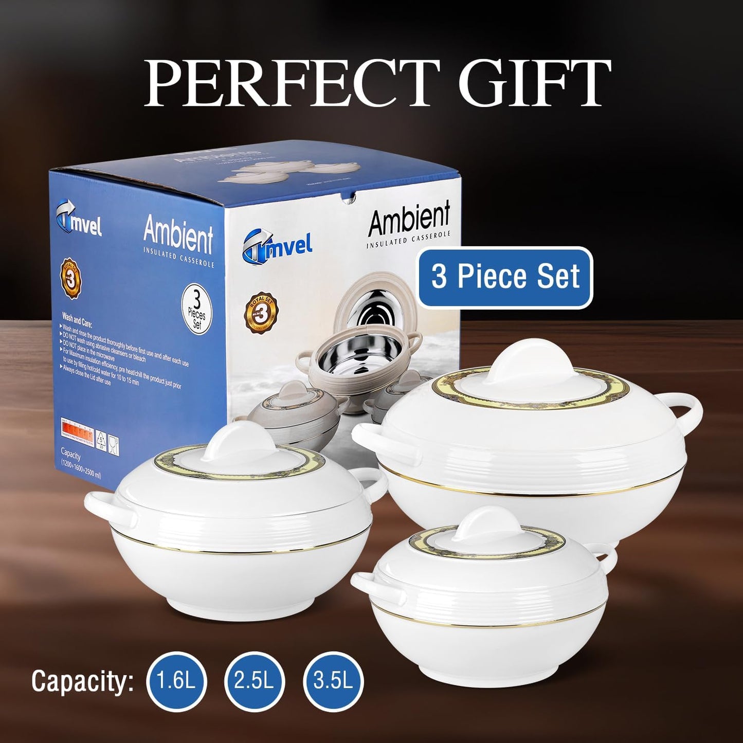 Ambiente hot pot close-up – ergonomic lid and handle for easy carrying and heat-sealed insulation